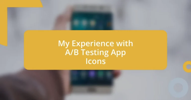 My Experience with A/B Testing App Icons